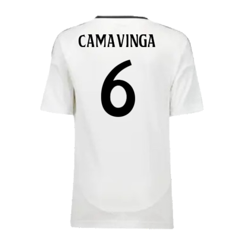 2024-2025 Real Madrid Home Youth Kit (Camavinga 6)