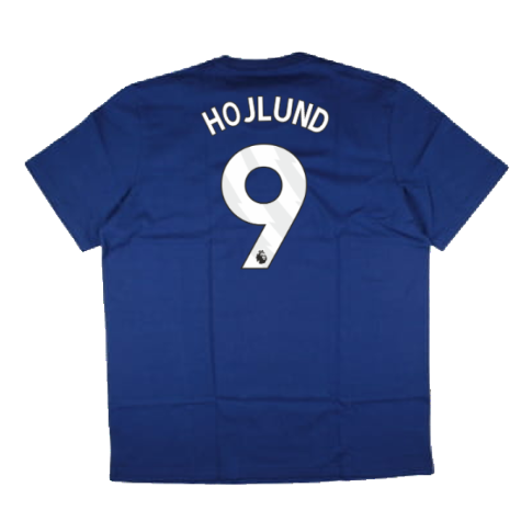2024-2025 Man Utd Seasonal Tee (Victory Blue) (Hojlund 9)