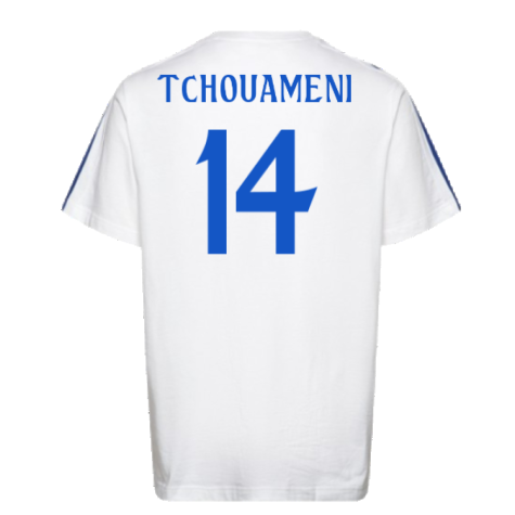 2024-2025 Real Madrid DNA Tee (White) (Tchouameni 14)