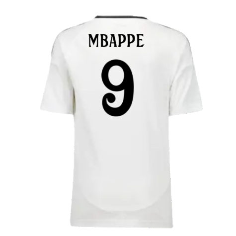 2024-2025 Real Madrid Home Youth Kit (Mbappe 9)