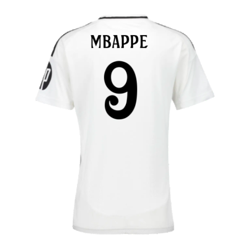 2024-2025 Real Madrid Home Shirt (Womens) (Mbappe 9)