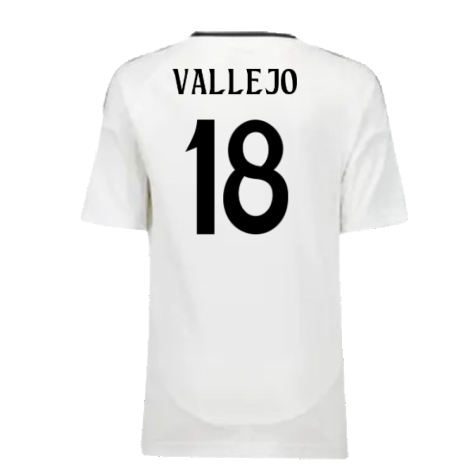 2024-2025 Real Madrid Home Youth Kit (Vallejo 18)