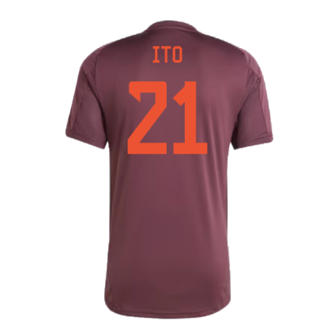 2024-2025 Bayern Munich Training Shirt (Shadow Maroon) (Ito 21)