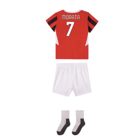 2024-2025 AC Milan Home Baby Kit (Morata 7)