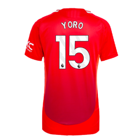 2024-2025 Man Utd Authentic Home Shirt (Womens) (Yoro 15)