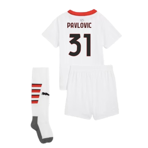 2024-2025 AC Milan Away Mini Kit (Pavlovic 31)