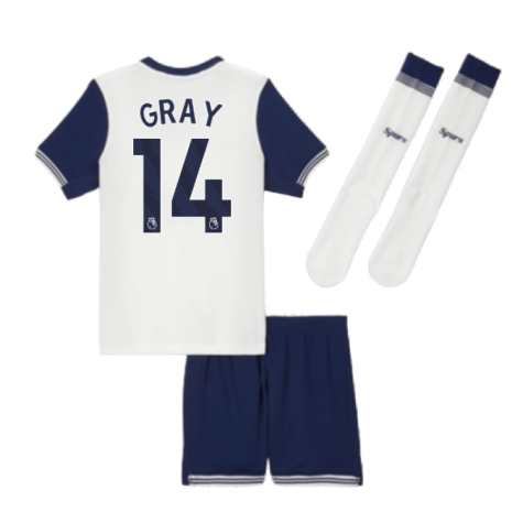 2024-2025 Tottenham Hotspur Home Mini Kit (Gray 14)