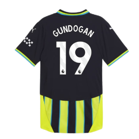 2024-2025 Man City Away Authentic Shirt (Gundogan 19)