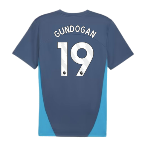 2024-2025 Man City Training Shirt (Inky Blue) (Gundogan 19)