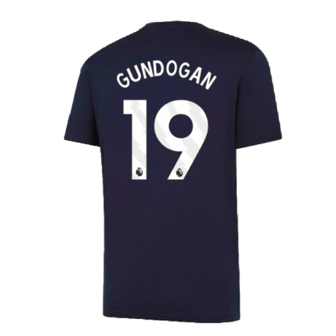 2024-2025 Man City Training Shirt (Inky Blue) - Kids (Gundogan 19)