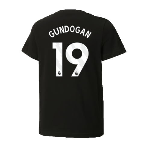 2024-2025 Man City ftblCulture Tee (Black) (Gundogan 19)