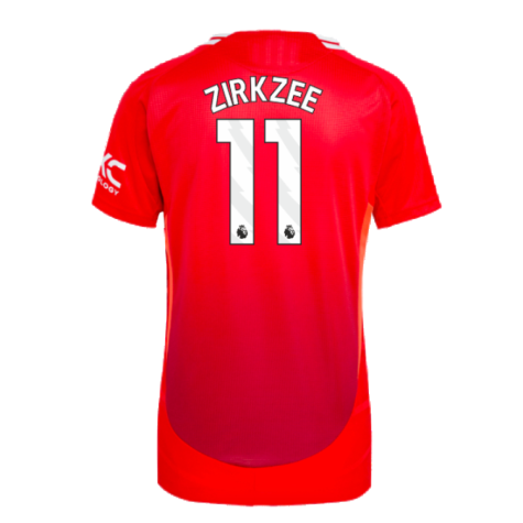 2024-2025 Man Utd Authentic Home Shirt (Womens) (Zirkzee 11)