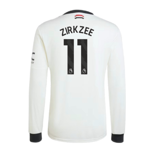 2024-2025 Man Utd Long Sleeve Third Shirt (Zirkzee 11)