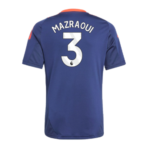 2024-2025 Man Utd Training Jersey (Night Indigo) - Kids (Mazraoui 3)