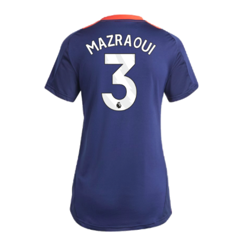 2024-2025 Man Utd Training Jersey (Night Indigo) - Womens (Mazraoui 3)