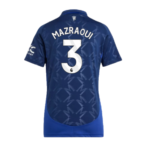 2024-2025 Man Utd Away Shirt (Womens) (Mazraoui 3)