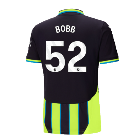 2024-2025 Man City Away Shirt (Bobb 52)