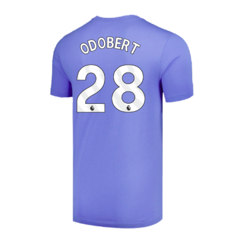 2024-2025 Tottenham Hotspur Futura T-Shirt (Sky Blue) (Odobert 28)