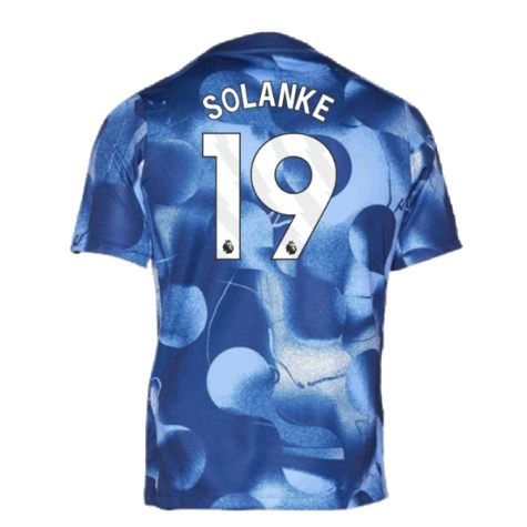 2024-2025 Tottenham Pre-Match Shirt (Binary Blue) (Solanke 19)