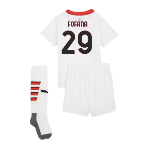 2024-2025 AC Milan Away Mini Kit (Fofana 29)