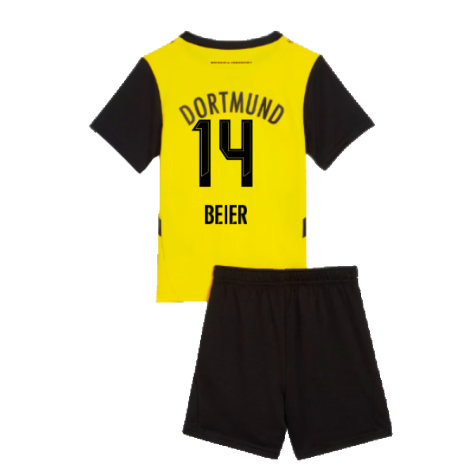 2024-2025 Borussia Dortmund Home Mini Kit (Beier 14)