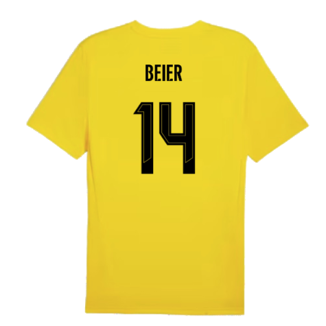 2024-2025 Borussia Dortmund Training Shirt (Yellow) (Beier 14)