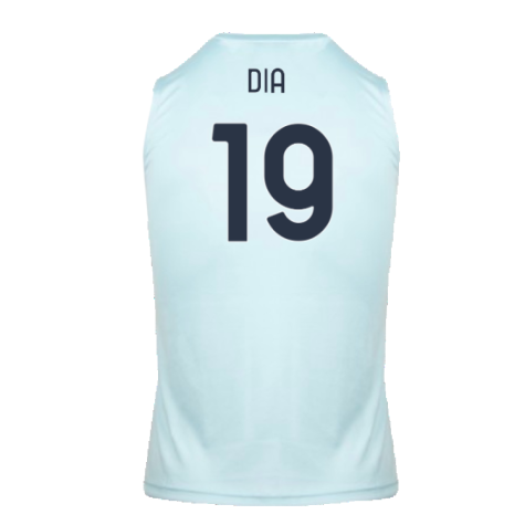 2024-2025 Lazio Graphic Sleeveless Training Shirt (Ice Blue) (Dia 19)