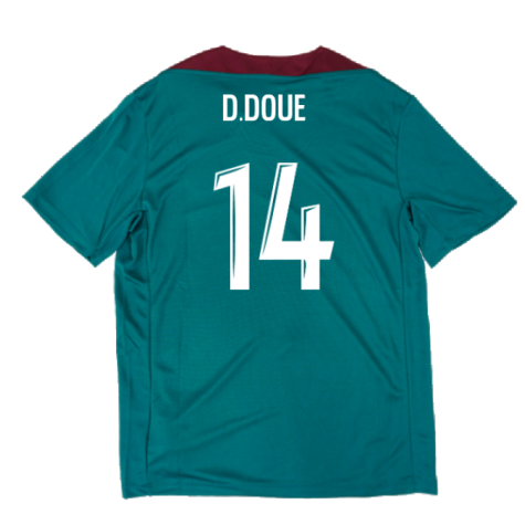 2024-2025 PSG Strike Dri-Fit Training Shirt (Teal) (D.Doue 14)