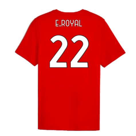 2024-2025 AC Milan ftblCulture Tee (Red) (E.Royal 22)