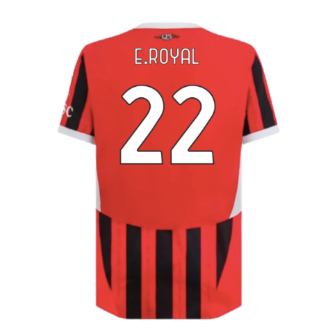 2024-2025 AC Milan Home Authentic Shirt (E.Royal 22)