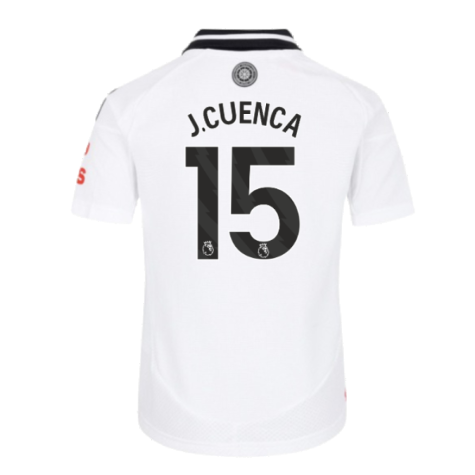 2024-2025 Fulham Home Shirt (Kids) (J.Cuenca 15)