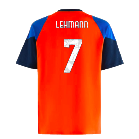 2024-2025 Juventus Training Tee (Orange) (Lehmann 7)