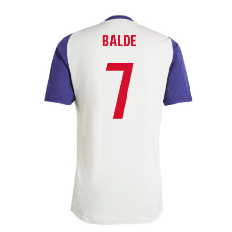 2024-2025 Olympique Lyon Training Jersey (White Tint) (Balde 7)