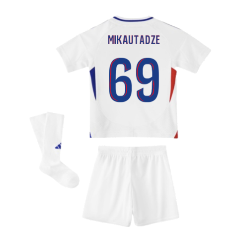 2024-2025 Olympique Lyon Home Mini Kit (Mikautadze 69)