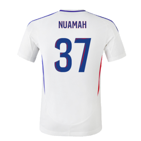 2024-2025 Olympique Lyon Home Shirt (Nuamah 37)