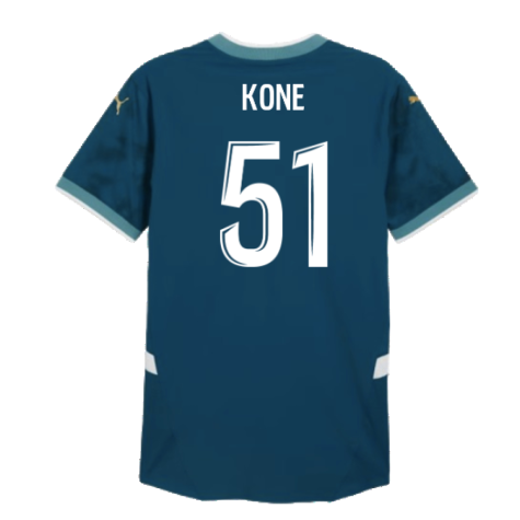 2024-2025 Marseille Away Authentic Shirt (Kone 51)