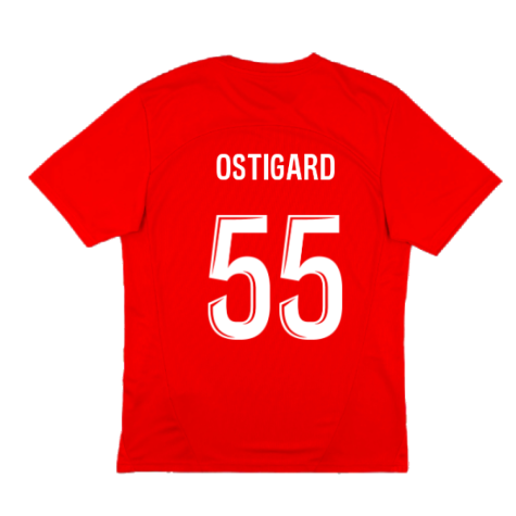 2024-2025 Stade Rennais Training Jersey (Red) (Ostigard 55)