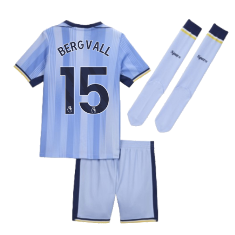 2024-2025 Tottenham Hotspur Away Mini Kit (Bergvall 15)