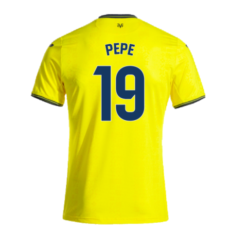 2024-2025 Villarreal Home Shirt (Pepe 19)