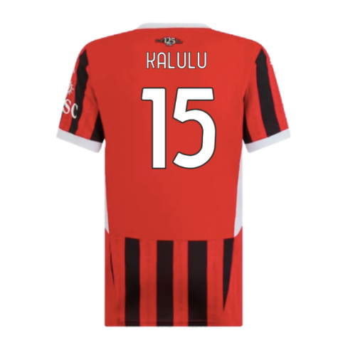 2024-2025 AC Milan Home Shirt (Womens) (Kalulu 15)