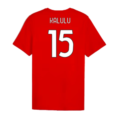 2024-2025 AC Milan ftblCulture Tee (Red) (Kalulu 15)