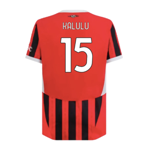 2024-2025 AC Milan Home Authentic Shirt (Kalulu 15)