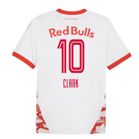 2024-2025 Red Bull Salzburg Home Shirt (Clark 10)