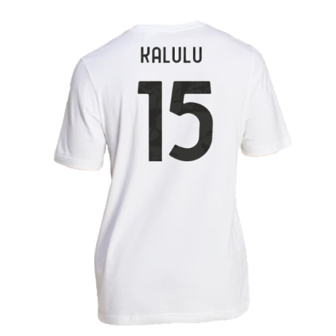 2024-2025 Juventus DNA Graphic Tee (White) (Kalulu 15)