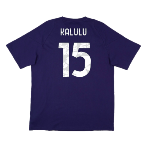 2024-2025 Juventus Training Tee (Navy) (Kalulu 15)