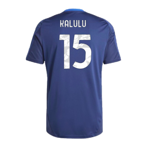 2024-2025 Juventus Training Jersey (Navy) (Kalulu 15)