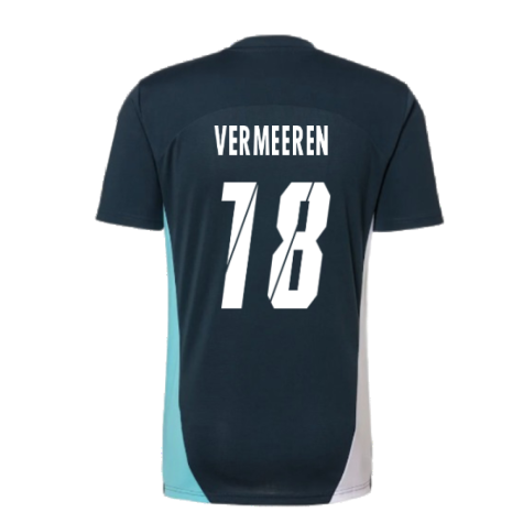 2024-2025 Red Bull Leipzig Training Shirt (Dark Night) (Vermeeren 18)