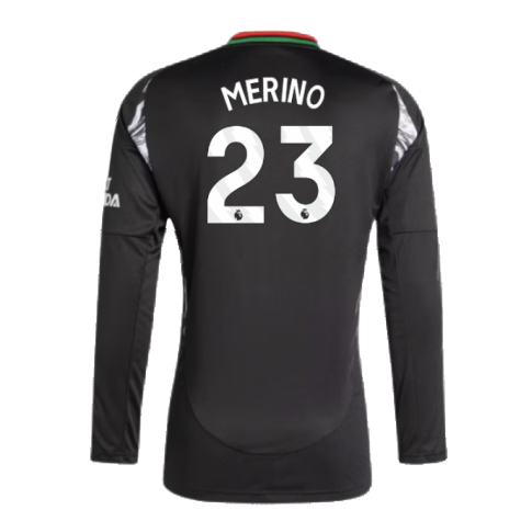 2024-2025 Arsenal Away Long Sleeve Shirt (Merino 23)