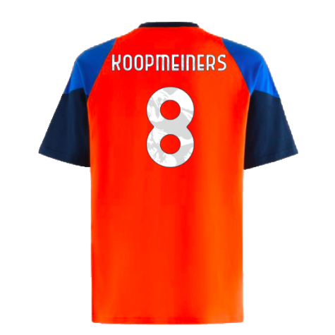 2024-2025 Juventus Training Tee (Orange) (Koopmeiners 8)