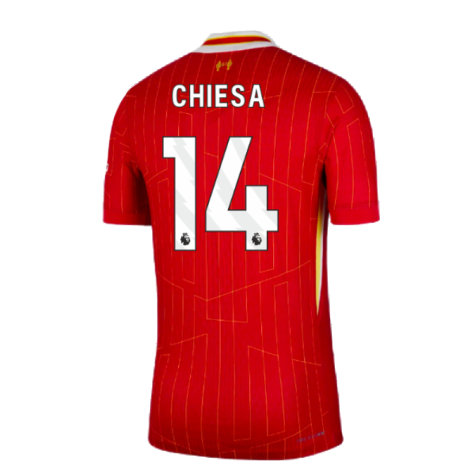 2024-2025 Liverpool Dri-Fit ADV Match Home Shirt (Chiesa 14)